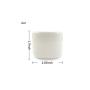 TOPWEL 10pcs 50ml/1.76 Oz Refillable Colored Plastic Cosmetic Jars Cream Jar (Pink)