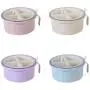 Mini Spice Jars 4 round covered kitchen seasoning boxes 4 serving bottles