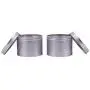 Lot de 15 Pots Métalliques Ronds 4 oz (120g) avec Bouchon Fileté – Idéal pour Parfum, Crèmes, Maquillage, Thé, etc. Lot de 15 Pots Métalliques Ronds 4 oz (120g) avec Bouchon Fileté – Idéal pour Parfum, Crèmes, Maquillage, Thé, etc.