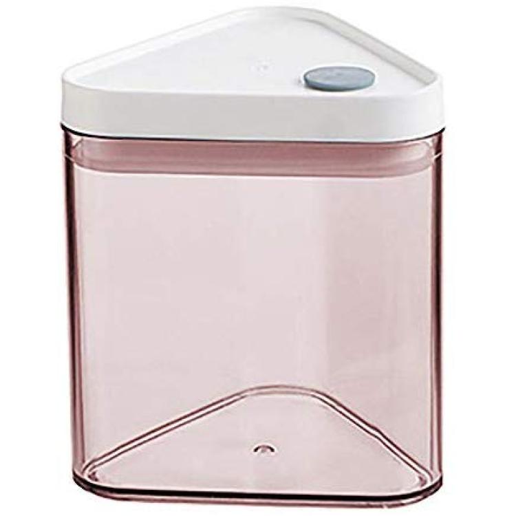 Airtight Food Storage Container,Food Storage Box Multigrain Storage  Tank,Plastic Transparent Stackable Kitchen Sealed Jar