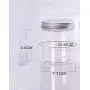 6Pcs 8 oz Clear Round Plastic Jars with Aluminium Lid - Empty Cosmetic Containers Bottle Case Pot for Storage Food Sample Lotion Facial Cream Mask Ointment Tea Pill 6Pcs 8 oz Clear Round Plastic Jars with Aluminium Lid - Empty Cosmetic Containers Bottle Case Pot for Storage Food Sample Lotion Facial Cream Mask Ointment Tea Pill