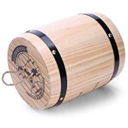 storage jar Grain container Food container Storage Box，Cafe coffee bean sealed pine barrel storage, 2015cm