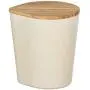 Wenko Derry Storage Jar 0.75 L with Bamboo Lid and Silicone Ring Airtight and Aromatic Capacity 0.75 L