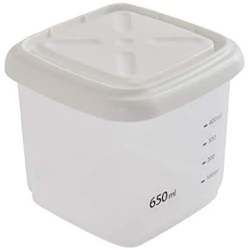 Boîte de Rangement Plastique Scellée pour Réfrigérateur/Congélateur – Compartiments de Rangement Alimentaire, Réservoir pour Graines (Taille : S)