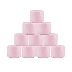 NANSHINE 10PCS Round Cosmetic Pot Jars with Screw Cap Lids Face Creams Bottle Sample Lotion Glitter Storage Container for Scrubs, Oils, Toner, Salves, Creams 100ml/g Pink