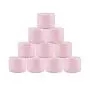NANSHINE 10PCS Round Cosmetic Pot Jars with Screw Cap Lids Face Creams Bottle Sample Lotion Glitter Storage Container for Scrubs, Oils, Toner, Salves, Creams 100ml/g Pink