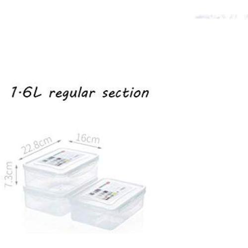 Storage Tank PP Plastic Transparent Sealed cans Food Storage Storage Tank (Size : 2.3L)
