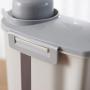Kitchen Storage 1.5L Buckle Square Rice Container Grains Food Container For Kitchen Hd1716 Pink/Blue S,2585496
