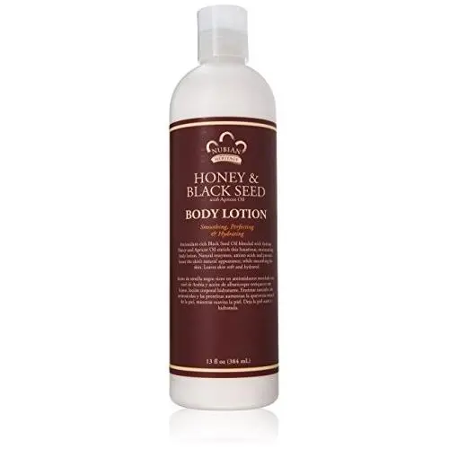 Nubian Heritage Lotion, Honig und Schwarzkümmel – 13 Fluid Unzen (Verpackung kann abweichen)