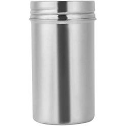 Mumusuki 304 Stainless Steel Sealed Can Storage Jar Portable Tea Coffee Beans Milk Container Bottle(Large)