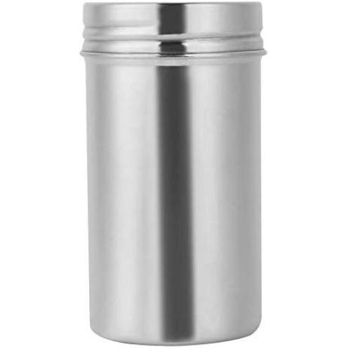 Mumusuki 304 Stainless Steel Sealed Can Storage Jar Portable Tea Coffee Beans Milk Container Bottle(Large)