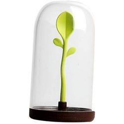 Flameer Kitchen Food Storage Bins with Airtight Lid and Green Bud Spoon, Cookie Containers Candy Canes for Storing Cookies, Delicious Snacks, Coffee Tea Sugar