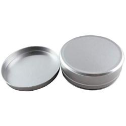 Storage Boxes Bins - 300g Large Size Aluminium Cream Jars 300ml Big Round Tins Container 10oz Dressing Jar With Slip Over - Wall Metal Candy Unicorn Pencil Cover Jar Big Map Box