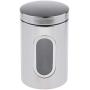 Food Storage Jar, Metal Food Storage Can with Airtight Seal Lid - Modern Design Kitchen Storage Canister for Serving Tea, Coffee,Spice