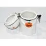 New 8" Ghost Holding a Boo Pumpkin Halloween Ceramic Decorative Air Tight Hinged Canister Storage Jar