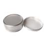 Elandy 12PCS 60ML/60G(2 oz) Silver Empty Aluminum Tins Jar Round Cosmetic Sample Containers with Tight Sealed Twist Screw Top Cover/Cap for Lip Balm Make Up Eye Shadow Powder