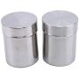 Storage Bottles & Jars 304 Stainless Steel Sealed Cans Portable Storage Tank Milk Tea Cans Seasoning Jar,Sanding