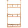 Refrigerator Organizer Rack, Rack Fridge Bamboo Kitchen Holder Kitchen Storage Wrap Rack, Refrigerator Shelf Storage, Refrigerator Side Storage Shelf for Spice Jars Rack Shelf Storage Hanger