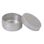 JUNKE Lip Balm Tins Aluminum Empty Screw Top Covers Storage Containers - Beauty Cosmetics Crafts Accessory, Pack of 24, 50ml