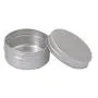 JUNKE Lippenbalsam Tiegel Aluminium Leere Schraubdeckel Behälter für Kosmetik & Basteln, Pack von 24, 50ml