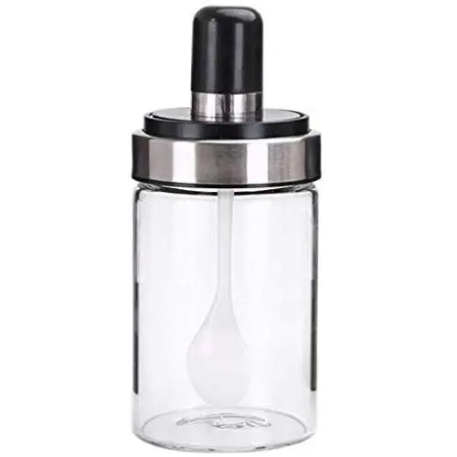 DUDDP Storage Spice lar set Glass Seasoning Rack Jar Spice Pots Tins Spice Box Storage Container Pepper Seasoning Kitchen MSG Jar With Spoon Kitchen Tool DUDDP Storage Spice lar set Glass Seasoning Rack Jar Spice Pots Tins Spice Box Storage Container Pepper Seasoning Kitchen MSG Jar With Spoon Kitchen Tool