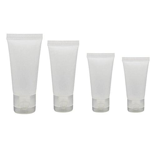 20PCS 100ml Refillable Empty Plastic Tubes Bottle Packing Sample Bottles Jars Makeup Container For Shampoo Cleanser Shower Gel Body Lotion (100ml)