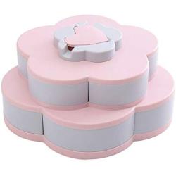 ZOOARTS Magic Enjoy Life-Bloom Snack Box-Best Biscuit Tins Jars (Pink)