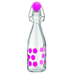 Zak Designs Dot Glass Fuchsia, Fuchsia, 250 ml