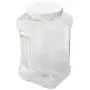 Rubbermaid FG7K2300WHT Square Food Storage Jars, 1-Quart, White Rubbermaid FG7K2300WHT Square Food Storage Jars, 1-Quart, White