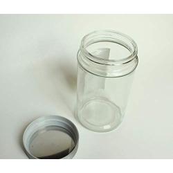 Rabinyod Bulan Glass jar with aluminum screw cap, pasta glass jar, 40 oz glass jar