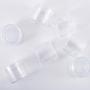Aenoyo 50PCS Plastic Cosmetic Sample Empty Container, Tiny Makeup Sample Container, Cosmetic Jars, Makeup Plastic Jars for Travel, Sample, Small Crafts Storage (20g, Clear)