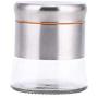 Food Storage Containers Jar 304 Stainless Steel with Lids Airtight Bpa Free Large, Cookie Jar Cereal Coffee Storage Containers Jar for Kitchen Pantry Organization Canister Candy Bulk, Orange/Green