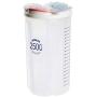 Plastic Dry Cereal Dispenser Storage Box Kitchen Food Grain Rice Container Transparent Crisper Grains Food Storage Tank Rice Beans Stoarge Jar Household Food Preservation Cans Containers (4 Grids)