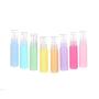 6PCS Plastic Refillable Empty Macaron Color Sample Pump Vial Bottle-Perfume Cosmetic Storage Container Makeup Emollient Cream Emulsion Lotion Toiletries Liquid Jar Pot(Color Random) (30ml/1oz)