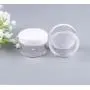 25PCS 15G/ML 0.17oz Clear Empty Refill Plastic Cosmetic Sample Packing Bottle Jar Pots Eyeshadow Makeup Eye Cream Lotion Loose Powder Holder Storage Container for Nails Gems Beads Jewelry(White Cap) 25PCS 15G/ML 0.17oz Clear Empty Refill Plastic Cosmetic Sample Packing Bottle Jar Pots Eyeshadow Makeup Eye Cream Lotion Loose Powder Holder Storage Container for Nails Gems Beads Jewelry(White Cap)