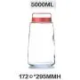 Bouteilles en verre Yl Ly scellées pour aliments citron miel confiture pickle bouteille enzyme réservoir de stockage grand 5000ml Bouteilles en verre Yl Ly scellées pour aliments citron miel confiture pickle bouteille enzyme réservoir de stockage grand 5000ml