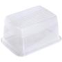 keeeper Food Box Fredo Fresh 2L Rectangle 2 Pieces, Polypropylene, Purple, 20.5 x 15.5 x 10.5 cm