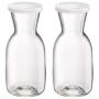 Felli-Crystal clear acrylica water carafe, 0.8L /27oz / 2pcs set. (U37716401)