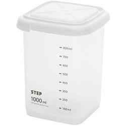 Multiple specifications Food Storage Container. Airtight Container Suitable for Bread, Rice, Flour, DryBulk Food & Baking Supplies Rectangular, BPA Free Storage Box With Locking Lid (1000ML)