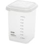 Multiple specifications Food Storage Container. Airtight Container Suitable for Bread, Rice, Flour, DryBulk Food & Baking Supplies Rectangular, BPA Free Storage Box With Locking Lid (1000ML)
