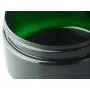 4 oz Green Plastic Jar with Black Foam Lined Air Tight Lid (12 Pack) + Spatulas