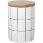 Food Storage Containers with Lids Airtight Bpa Free Large, Ceramic Pottery Cereal Containers Canister Cookie Jar for Kitchen Pantry Organization Candy Bulk, 700mL/900mL (Size : 700mL)