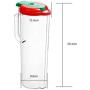 Kitchen Storage Box Food Storage Container - -Plastic Transparent Handle Noodle Jar - Good Sealing -/Temperature Resistance 1.6 L