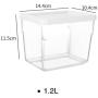 Refrigerator Storage Box Drawer Storage Box Finishing Box Kitchen Food Grain Nut Plastic Transparent Food Box Container Food Dispensers