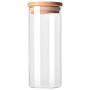 Transparent High Borosilicate Glass Kitchen Storage Bottle Store Food Ingredient Candy Biscuit Storage Jar Home Organization,6.5X8Cm