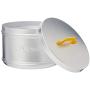 Italo Ottinetti Storage Canister Painted Box Handle Yellow 16 cm, one Size