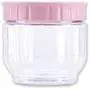 Transparent Plastic Sealed Jar Kitchen Grain Storage Jar Storage Bottle,Pink S Size Transparent Plastic Sealed Jar Kitchen Grain Storage Jar Storage Bottle,Pink S Size
