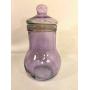 SVE Apothecary Storage Purple Glass Jar Made In Italy