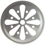 Mason Jar Lids,Regular Mouth Mason Jar with Lids 12 Pcs Pewter Daisy Lids with Straw Hole Hollow flower Cover Great for Kids, Mason, Ball, Canning Jars & Adult Drinks, Fits Regular Mouth Jar