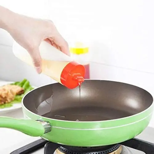 Bouteille d'Huile Multi-usage en Plastique - 1pc, Récipient à Sauce, Four-trous, Bouteille à Salade, Accessoires de Cuisine Bouteille d'Huile Multi-usage en Plastique - 1pc, Récipient à Sauce, Four-trous, Bouteille à Salade, Accessoires de Cuisine